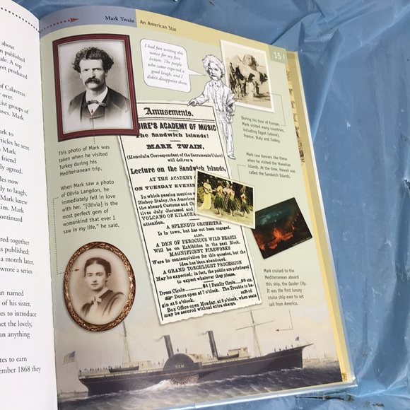 Mark Twain Biography kids hardback “American star” - Picture 16 of 16